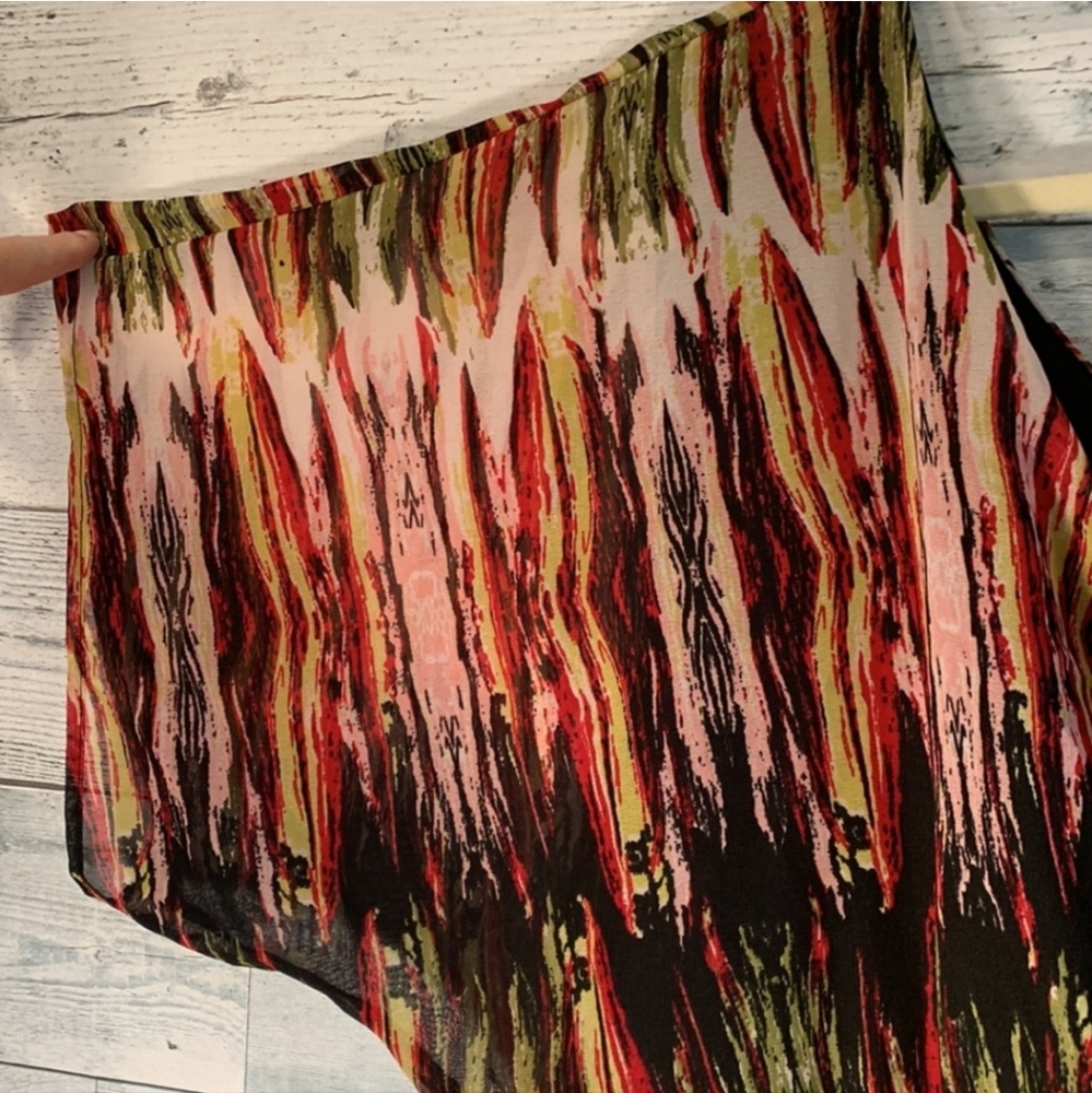 Boho Chic Flowy Maxi Dress NWOT Size L - Picture 5 of 10